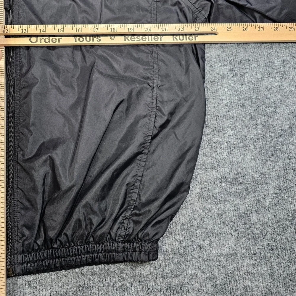 Vintage 99 Nike Full Zip‎ Windbreaker Jacket Black Mesh Lined Youth Large L